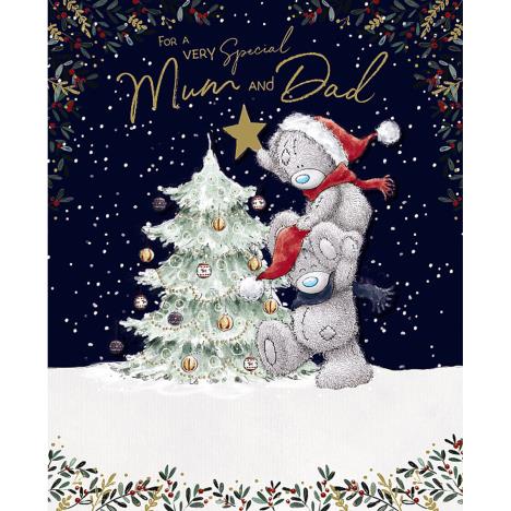 Mum & Dad Handmade Me to You Bear Christmas Card £4.99